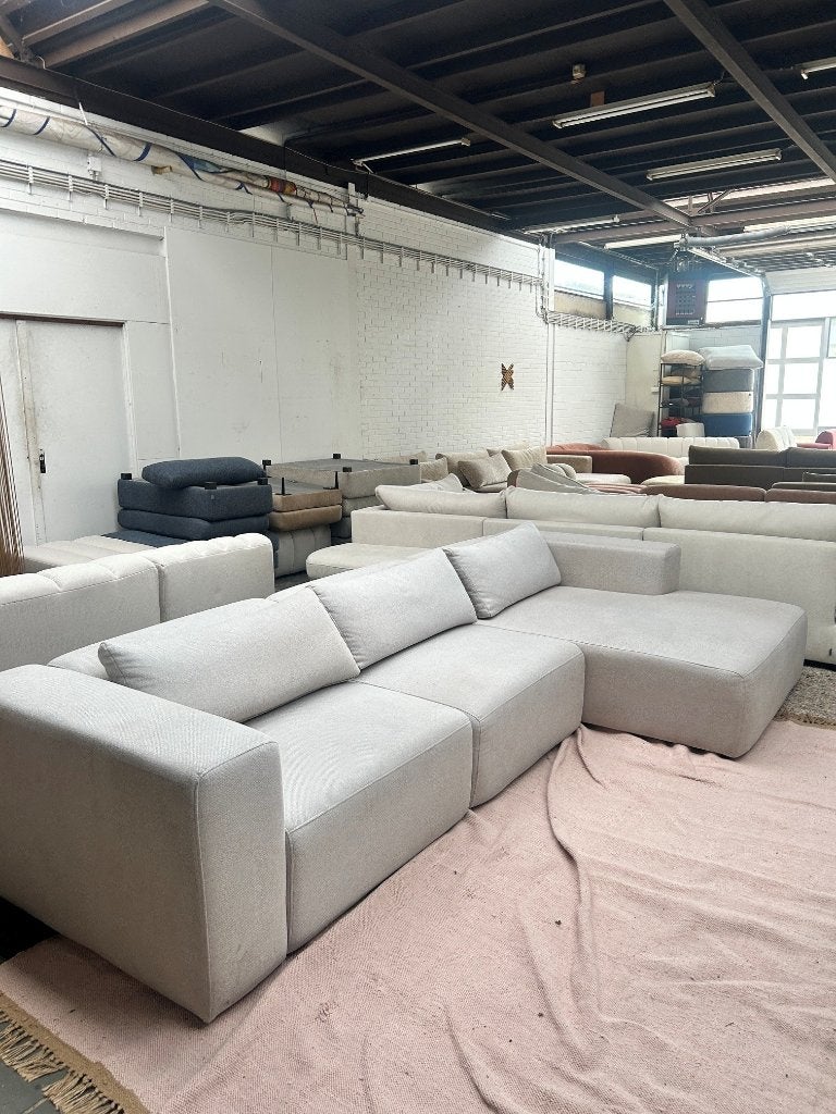 Modulaire banken kleine prijsjes B-keuze + showmodellen SALE, Ophalen, Gebruikt, Modulaire hoekbank, Driepersoons