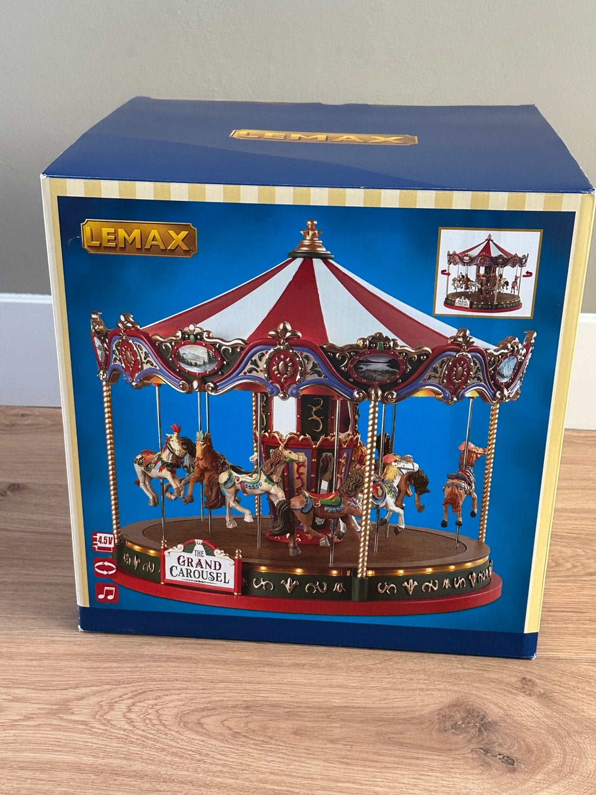Grand Carousel Lemax als nieuw, Ophalen, Zo goed als nieuw