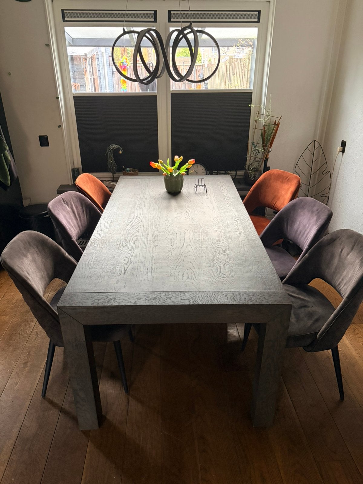Eettafel 2meter x 1meter, Huis en Inrichting, Tafels | Eettafels, Ophalen, 200 cm of meer, 50 tot 100 cm, Zo goed als nieuw