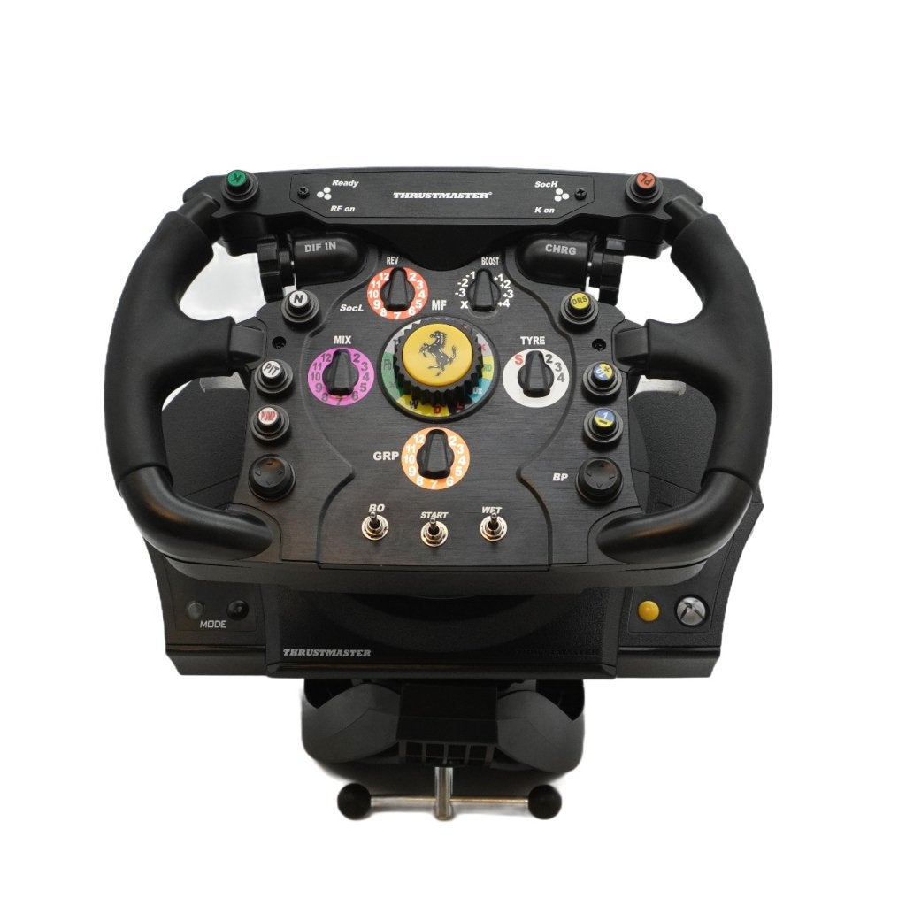Thrustmaster TX Servo Base + Ferrari F1 Wheel + Race Pedals, Spelcomputers en Games, Thrustmaster, Zo goed als nieuw, https://support.thrustmaster.com/en/contact-en/