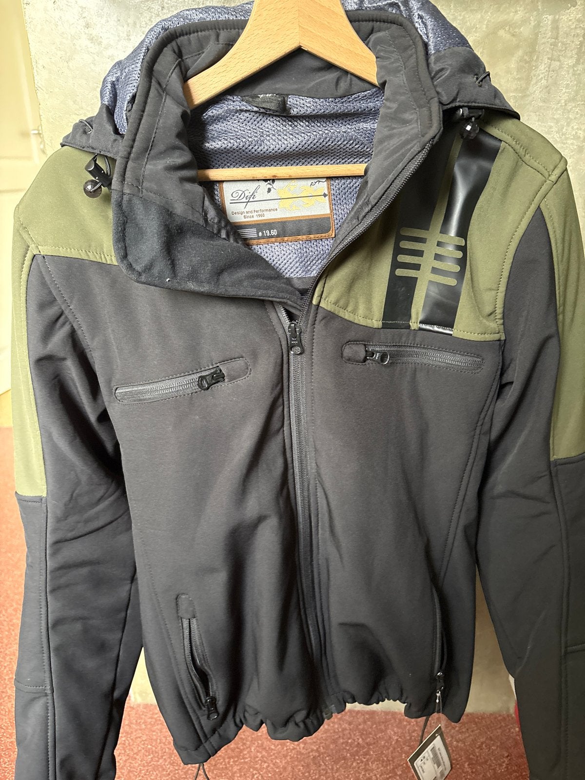 Motorjas: Difi Jami Softshell Hoodie - Nieuw met labels, Ophalen of Verzenden, Nieuw, Maat 42/44 (L), Groen
