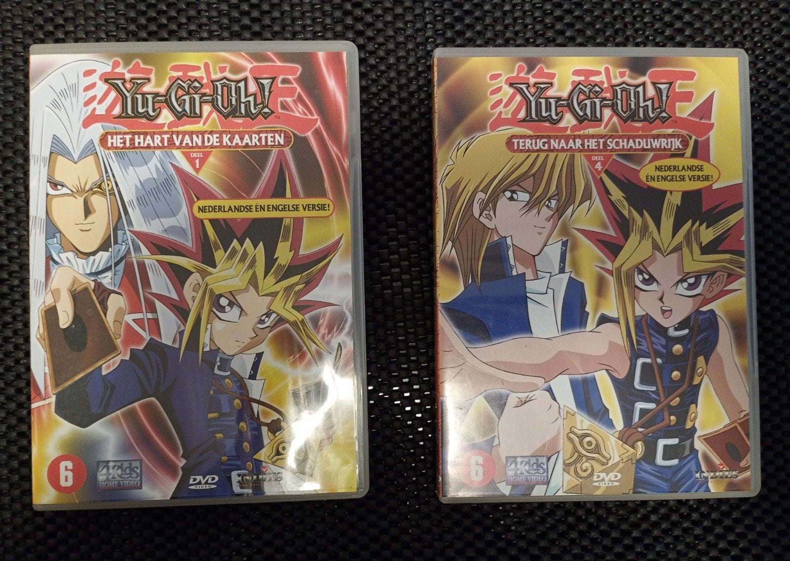 Yu Gi Oh! 1 en 4, Cd's en Dvd's, Gebruikt, Animatie, Nederlands, Ophalen of Verzenden