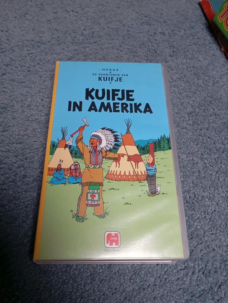 Vintage Video Kuifje in Amerika, Boeken, Eén stripboek, Ophalen of Verzenden
