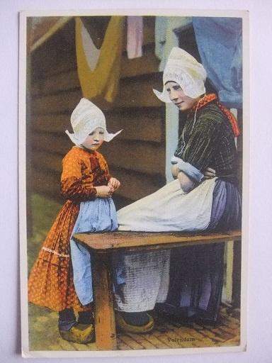 P255 Volendam - Klederdracht, Verzamelen, Ansichtkaarten | Nederland, Verzenden, 1920 tot 1940, Ongelopen, Noord-Holland