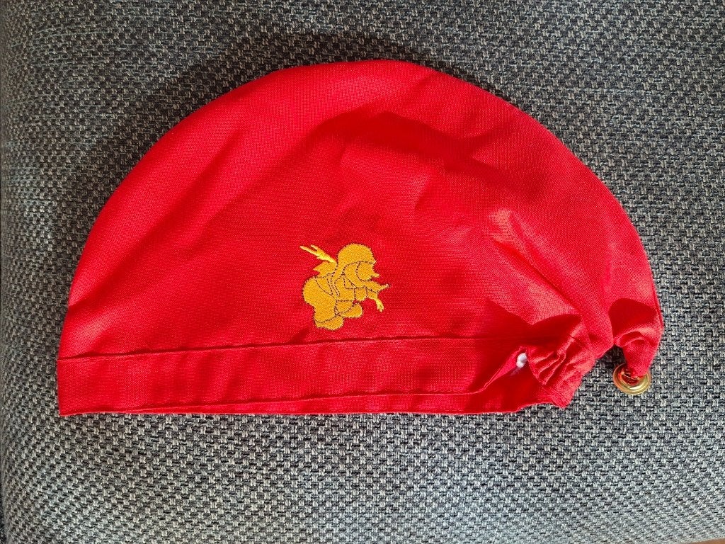 La Chouffe bier muts met gouden logo, geborduurd, Ophalen of Verzenden, Nieuw, Kleding, Overige merken