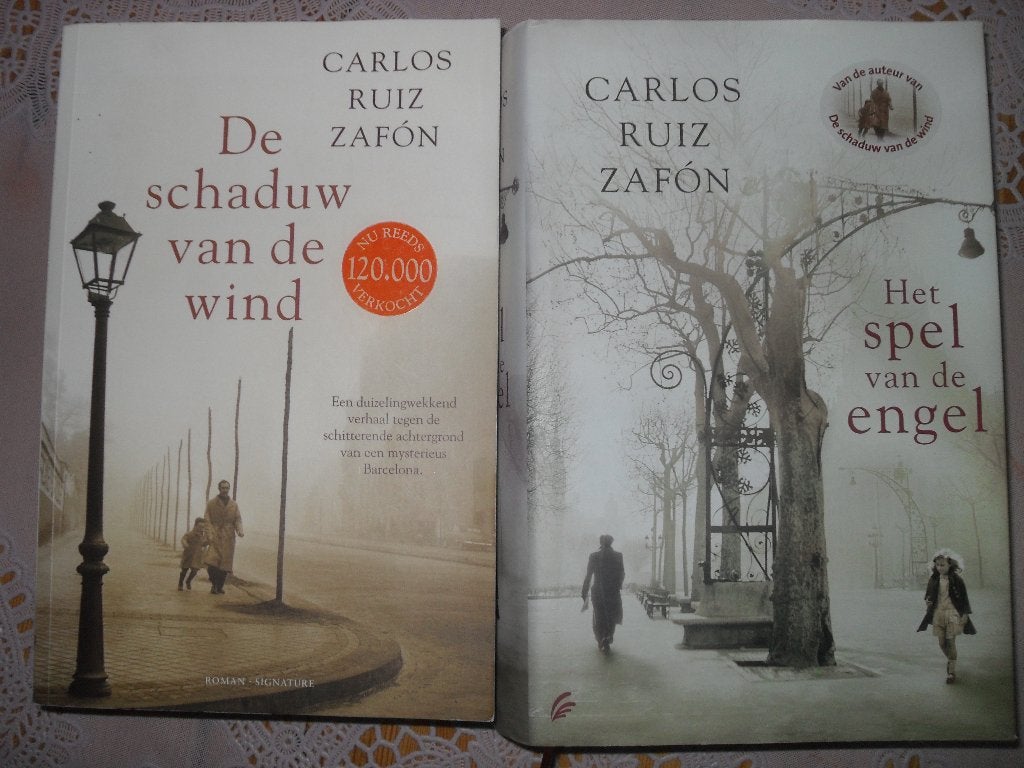 BOEKEN CARLOS RUIZ ZAFÓN-DEBUUT & VERVOLG., Gelezen, Europa overig, Ophalen of Verzenden, Carlos Ruiz Zafón