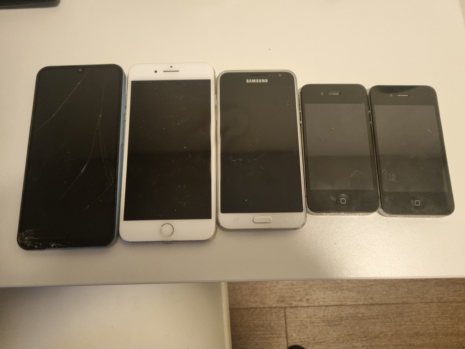 5 telefoons werking onbekend, Ophalen, Overige typen