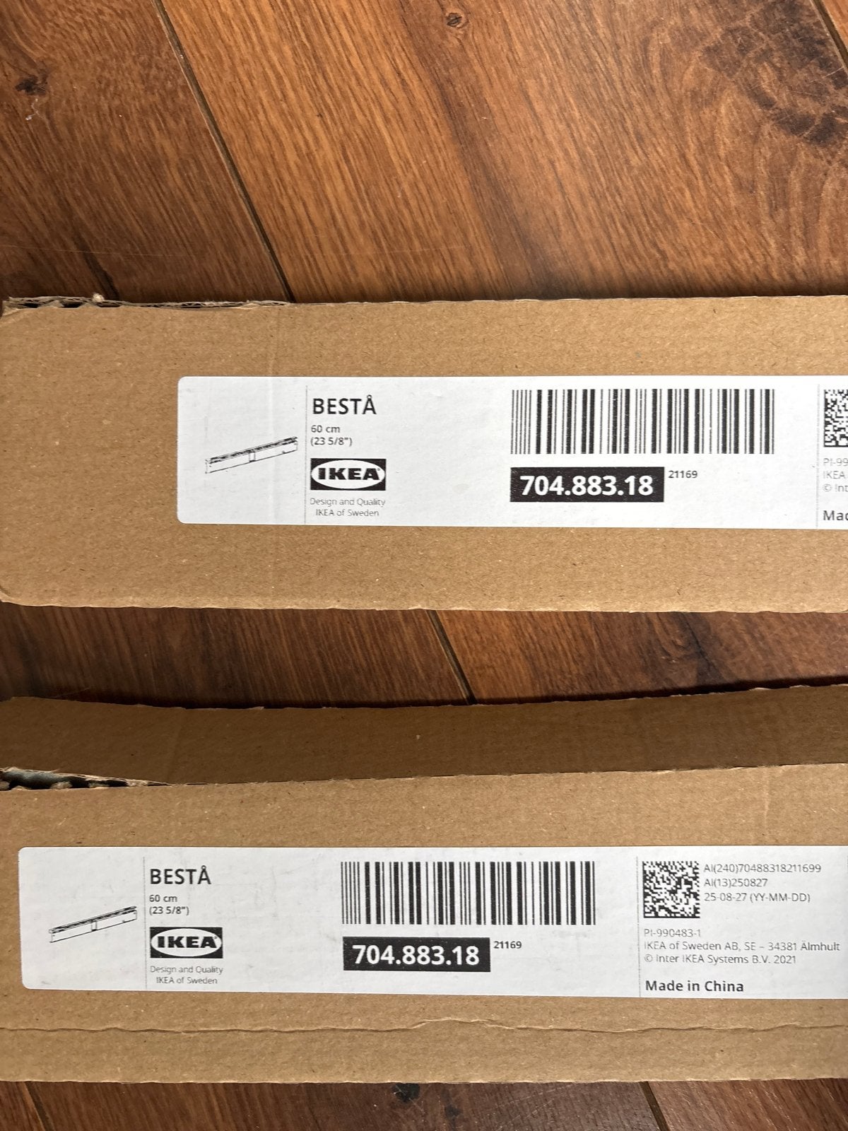 IKEA BESTÅ ophang systeem 60 cm - Nieuw in verpakking, Huis en Inrichting, Kasten | Boekenkasten, Ophalen, Nieuw, 50 tot 100 cm