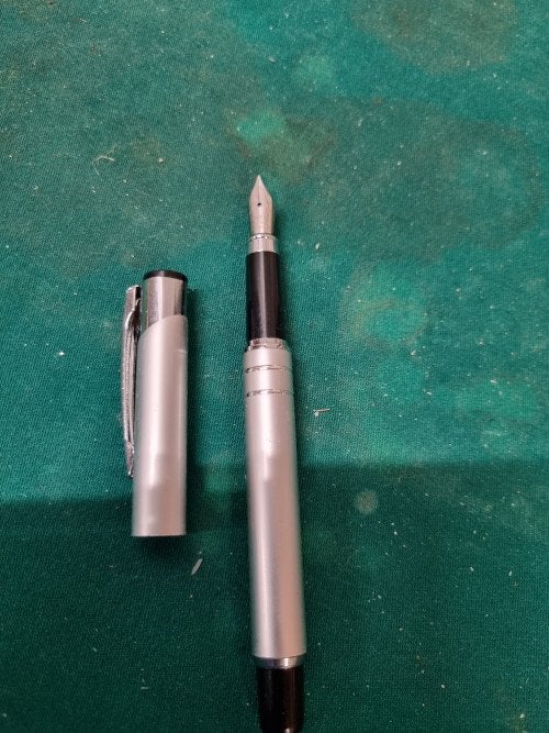 inktpen nieuw zilver kleurig, Ophalen of Verzenden, 'T Olde Gre-j, Info@toldegrej.nl, Endepoelstraat 20f Didam