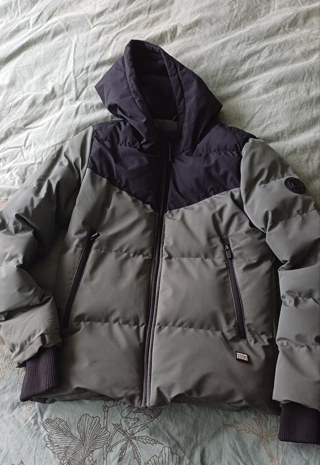 Cars Jeans winterjas maat 12 - Groen/Zwart, Ophalen of Verzenden, Zo goed als nieuw, Jas, Jongen