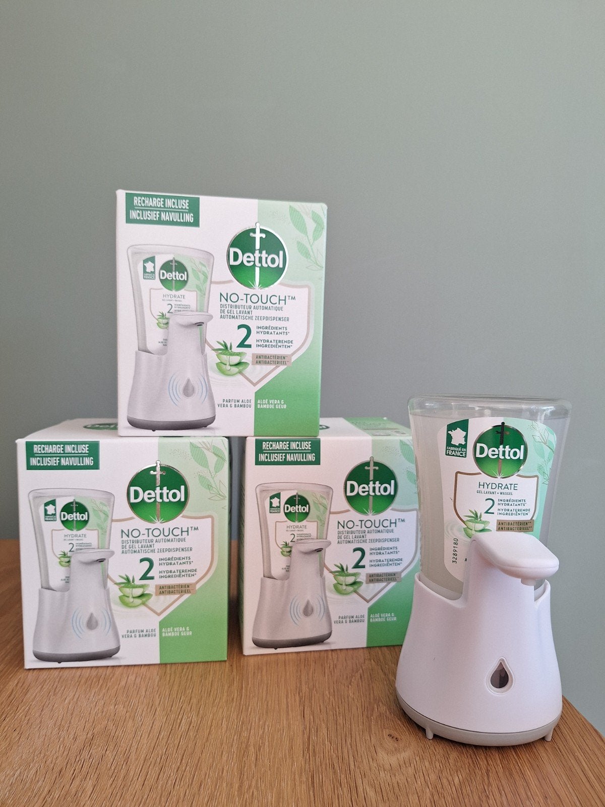 4x dettol zeepdispensers, Ophalen of Verzenden