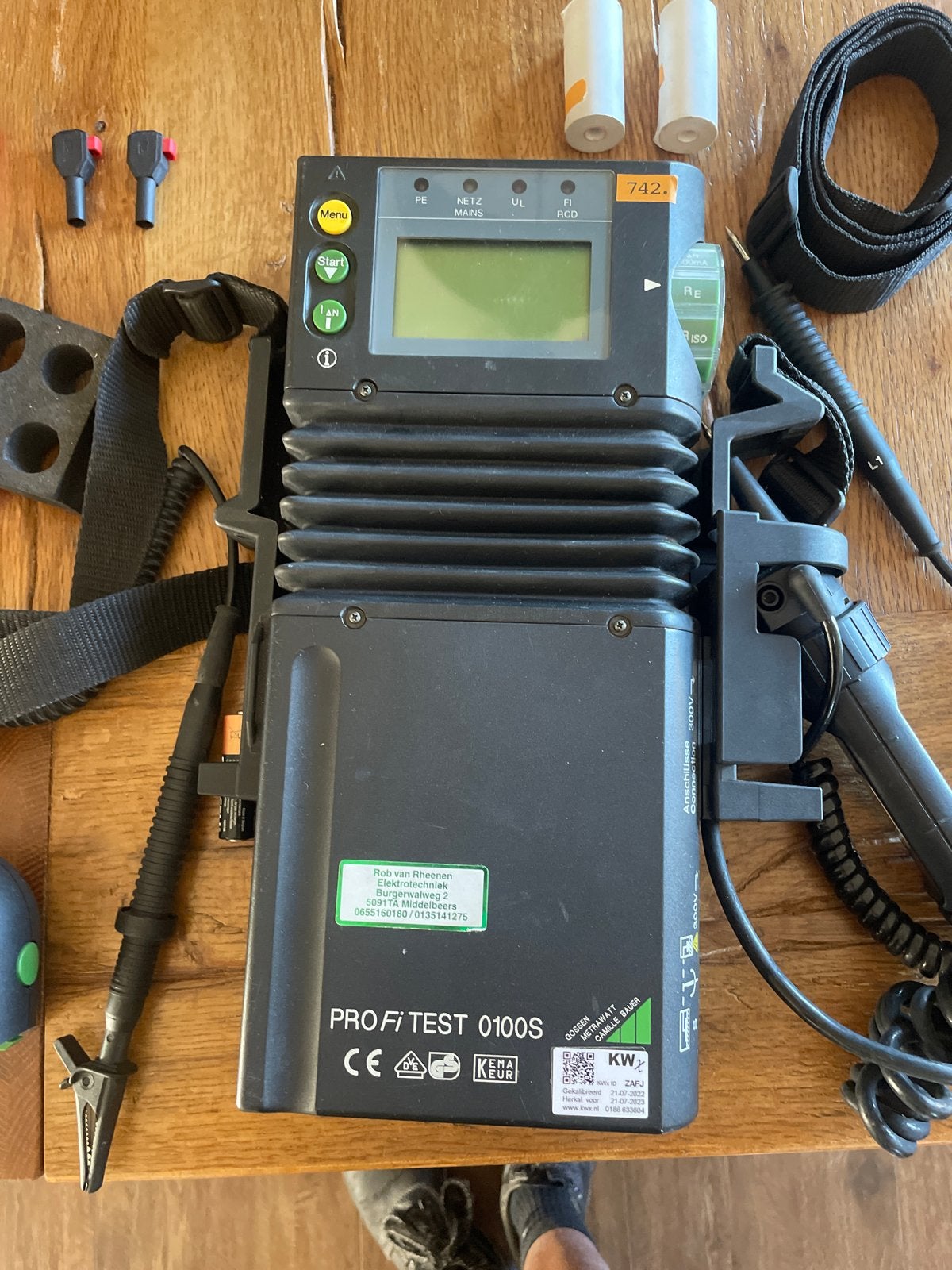 Gossen Metrawatt Profitest 0100S installatietester, Ophalen of Verzenden, Gebruikt, Elektriciteit