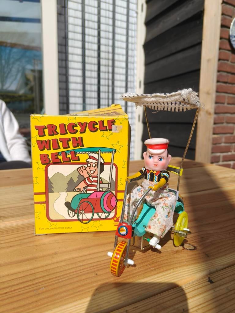 Vintage Tricycle met Bel Speelgoed - Jaren '70, Ophalen of Verzenden