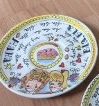 blond amsterdam bord, Ophalen of Verzenden, Zo goed als nieuw, Aardewerk, Bord(en)
