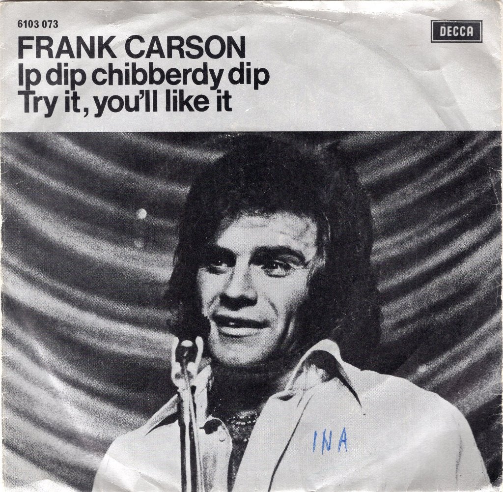 FRANK CARSON  - Ip dip chibberdy dip, Cd's en Dvd's, Vinyl Singles, Gebruikt, Fotohoes, Pop, 7 inch, Ophalen of Verzenden