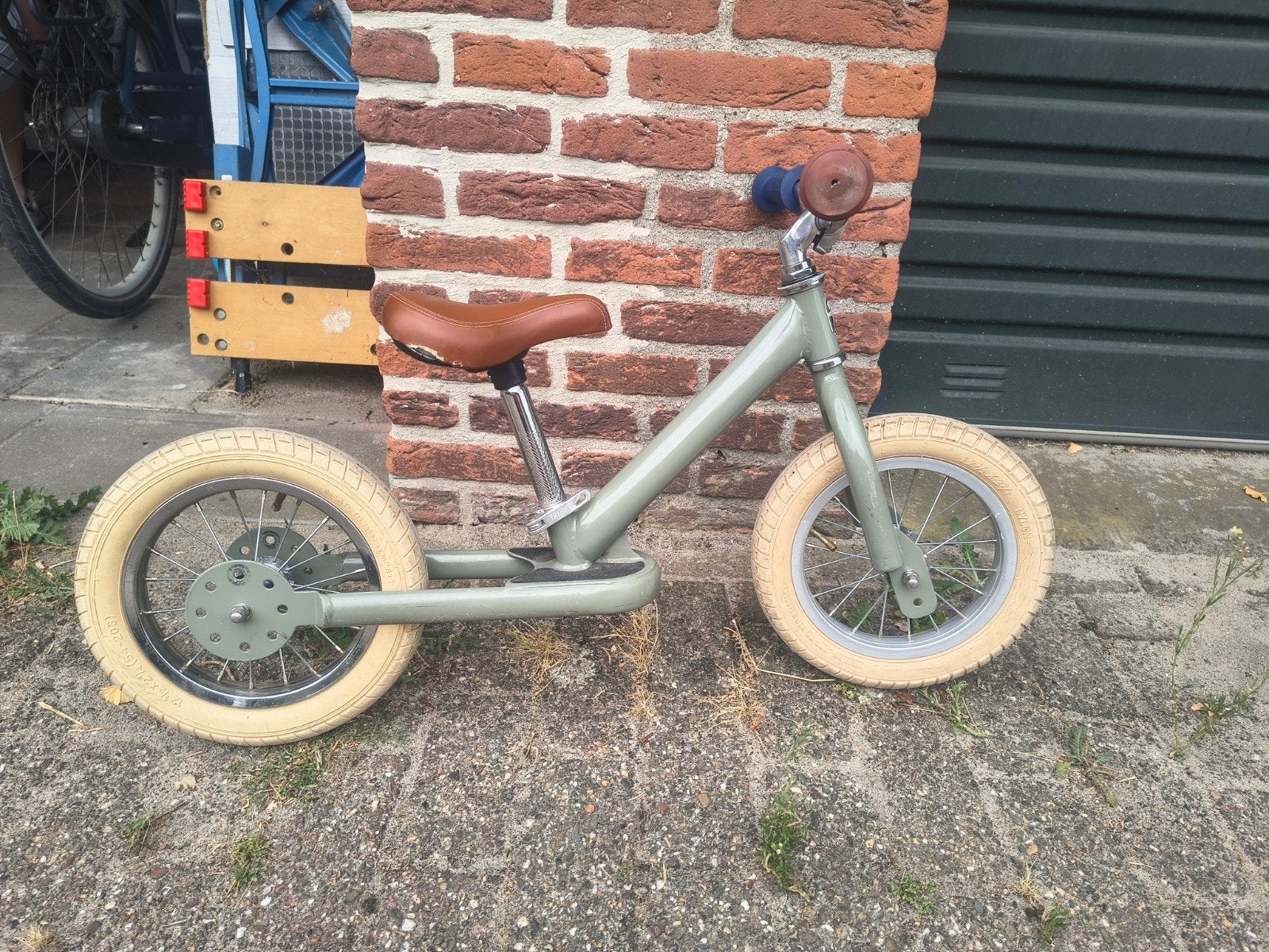 Trybike loopfiets groen - 2-in-1 (twee- en driewieler), Ophalen, Gebruikt, Minder dan 16 inch, Trybike