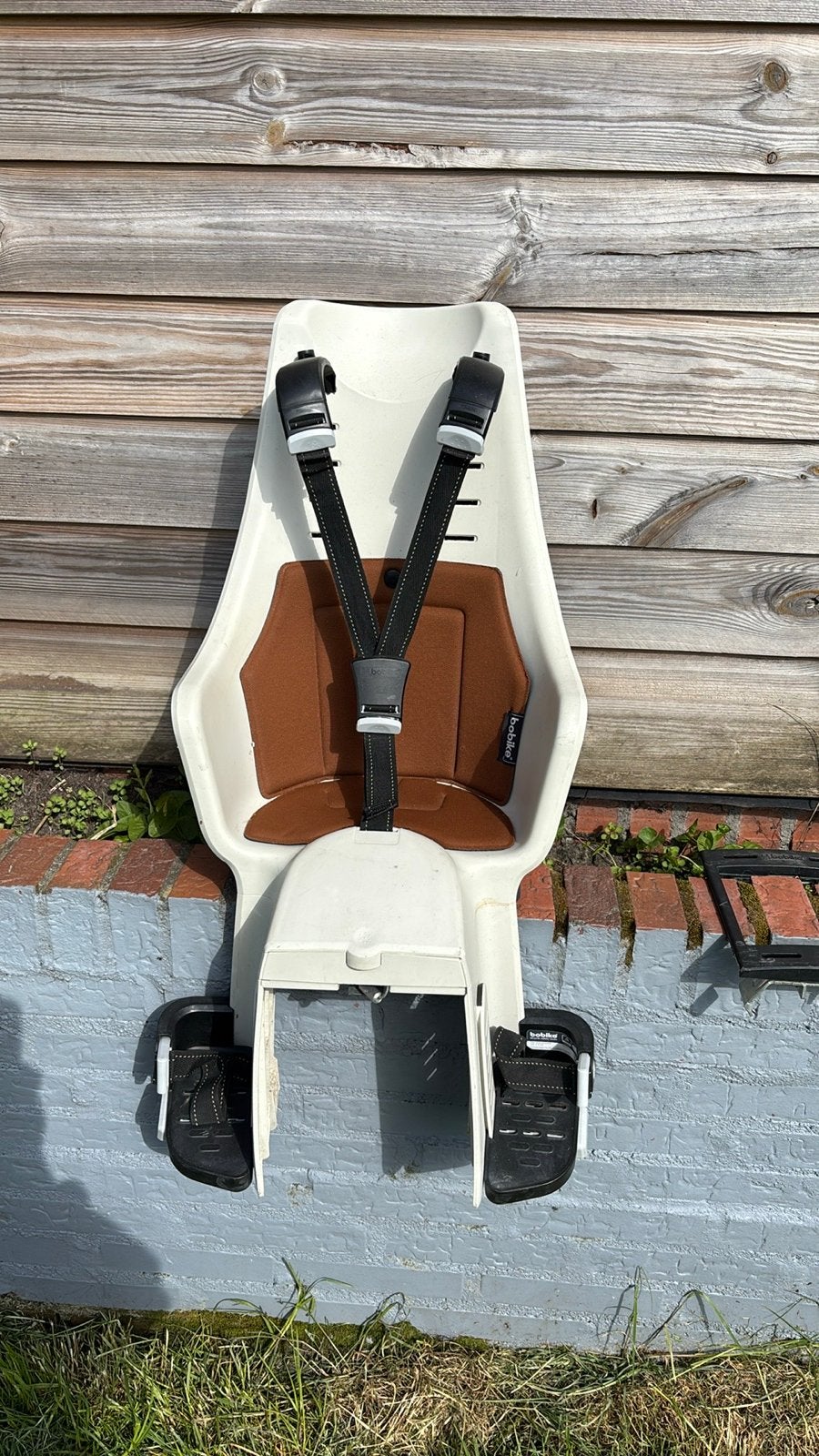 Bobike Achterzitje - Zo goed als nieuw, Fietsen en Brommers, Ophalen, Achterzitje, Voetsteuntjes, 9 t/m 18 kg