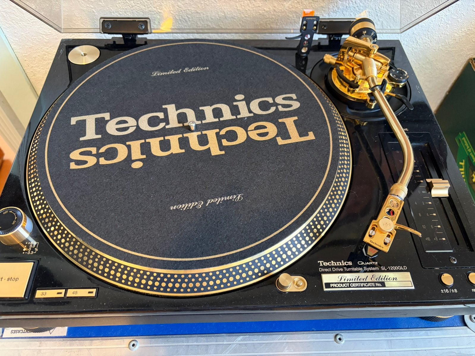 TECHNICS sl-1200 gld, Ophalen, Zo goed als nieuw, Platenspeler, Technics