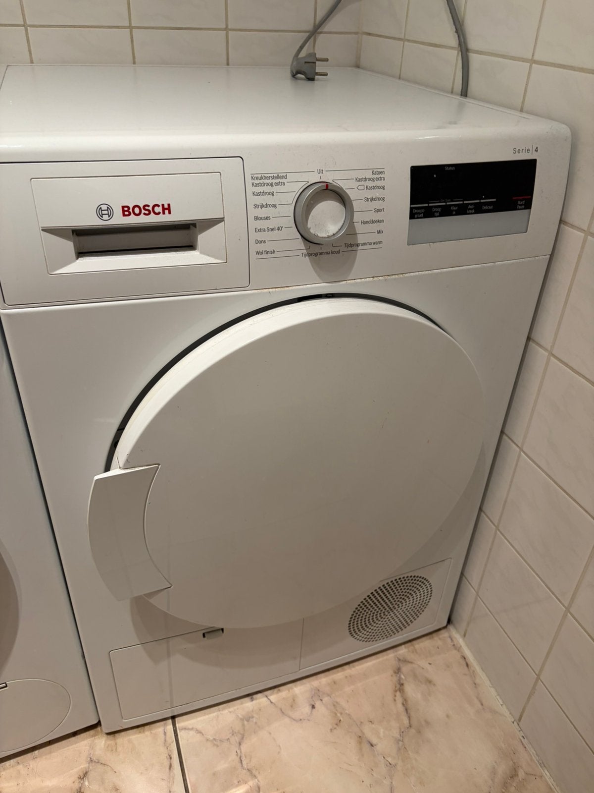 Bosch  droger, Witgoed en Apparatuur, Wasdrogers, Ophalen, 6 tot 8 kg, Luchtafvoer, Zo goed als nieuw
