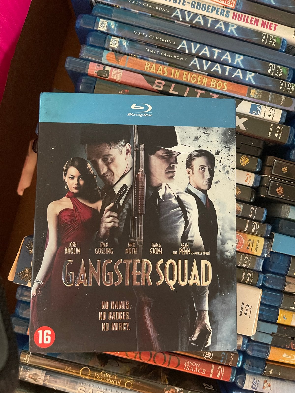 Gangster Squad Blu-ray - Actie/Misdaadfilm, Cd's en Dvd's, Vanaf 16 jaar, Nederlands, Film, Actie