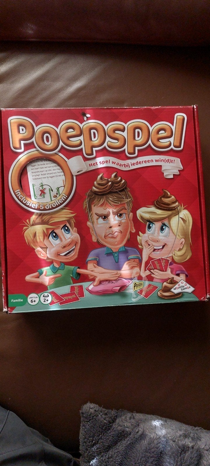 Poepspel - Het spel waarbij iedereen win(d)t!, Een of twee spelers, Ophalen of Verzenden, Gebruikt, Identity Games