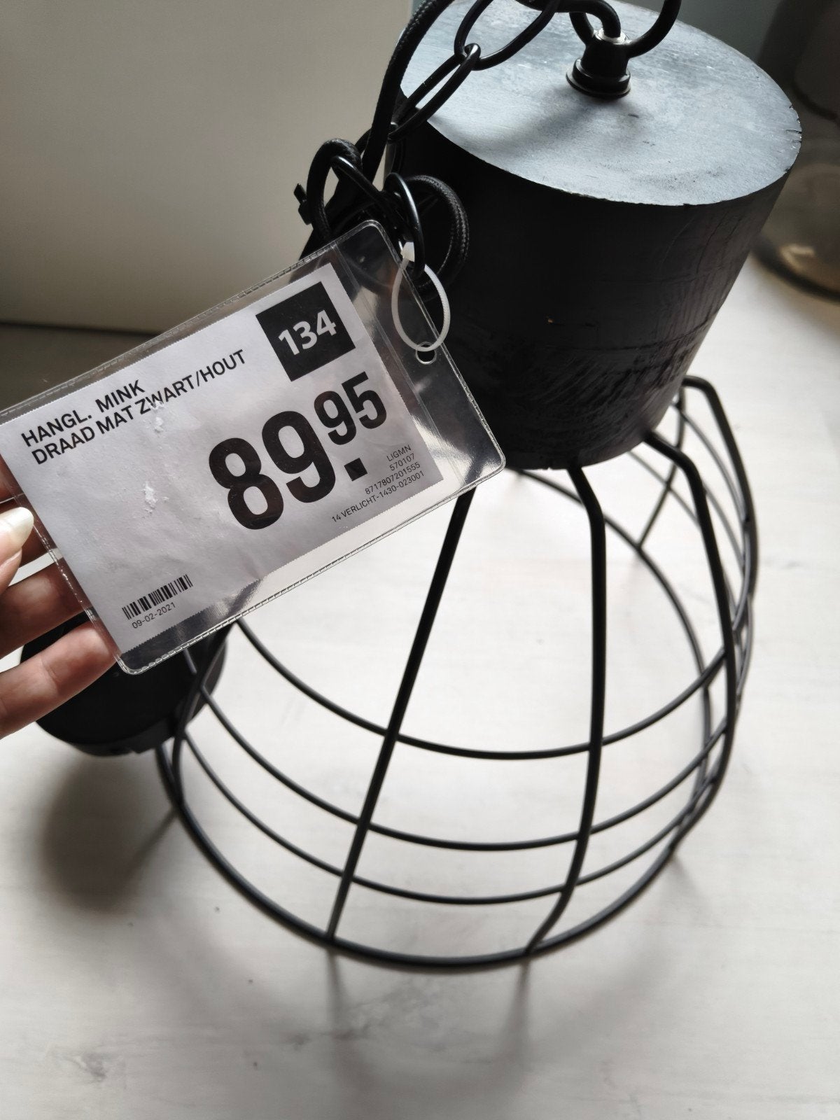 Hang lamp, Ophalen, Nieuw, Metaal, Industrieel