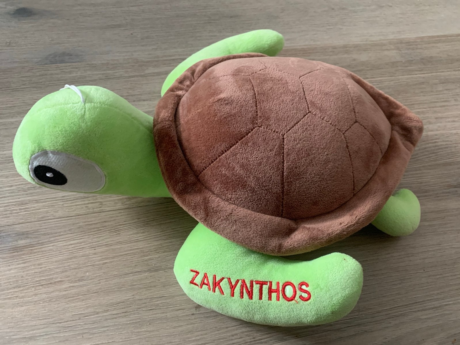 Zakynthos knuffelschildpad - Zo goed als nieuw, Groen, Overige merken, Overige karakters, Overige typen