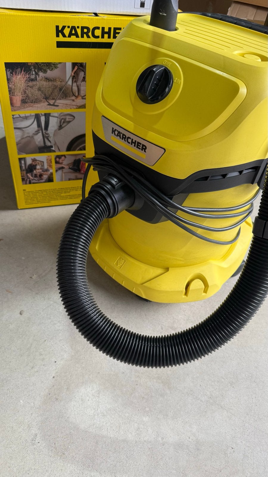 Kärcher WD3 nat- en droogzuiger - Stofzuiger, Inclusief accessoires, Kärcher, Ophalen of Verzenden, Zo goed als nieuw