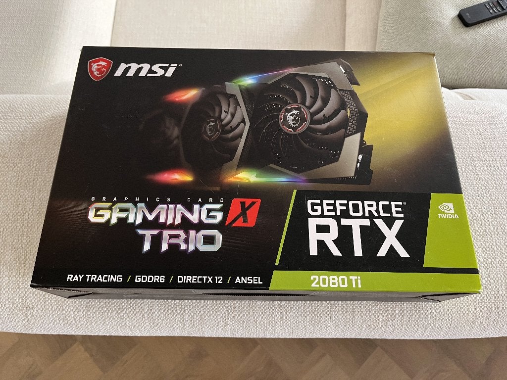 MSI GeForce RTX 2080 Ti Gaming X Trio, Computers en Software, PCI-Express 3, GDDR6, Ophalen of Verzenden, Zo goed als nieuw