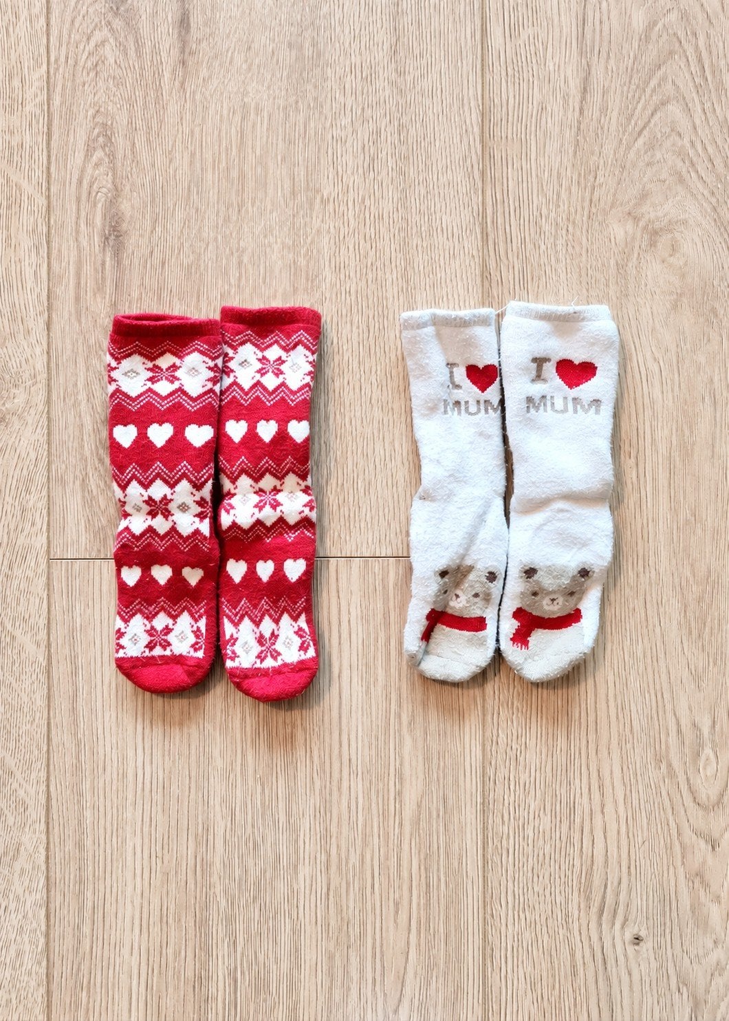 2 paar antislip kerstsokjes maat 16-18, Ophalen of Verzenden, Zo goed als nieuw, Sokjes, Jongetje