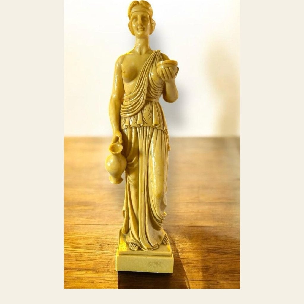 Vintage Beeld Hebe - Griekse Godin Waterdraagster, Ophalen of Verzenden, Gebruikt, Religie