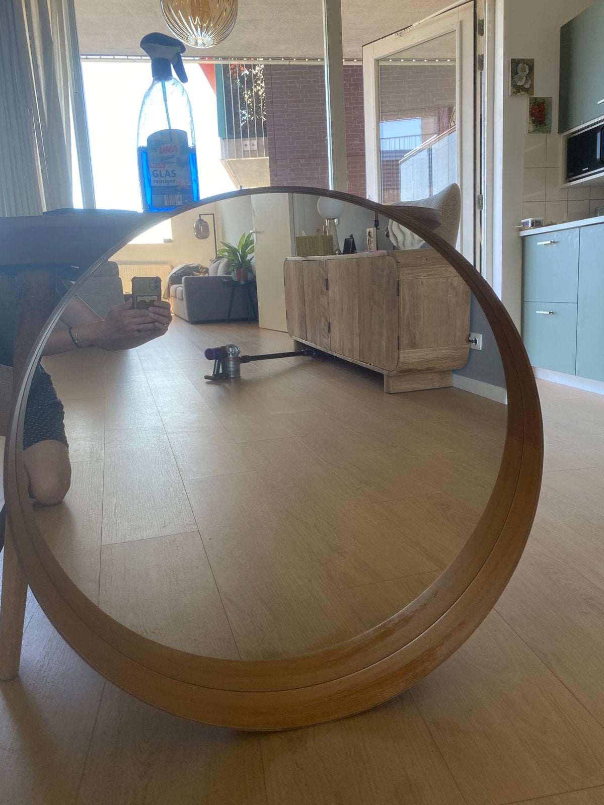 Siegel rond Ikea, Huis en Inrichting, Woonaccessoires | Dienbladen, Ophalen, Zo goed als nieuw, Rond