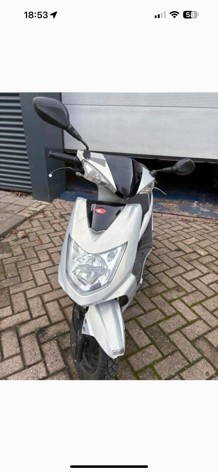 Kymco scooter, Fietsen en Brommers, Scooters | Kymco, Ophalen, Zo goed als nieuw, Benzine
