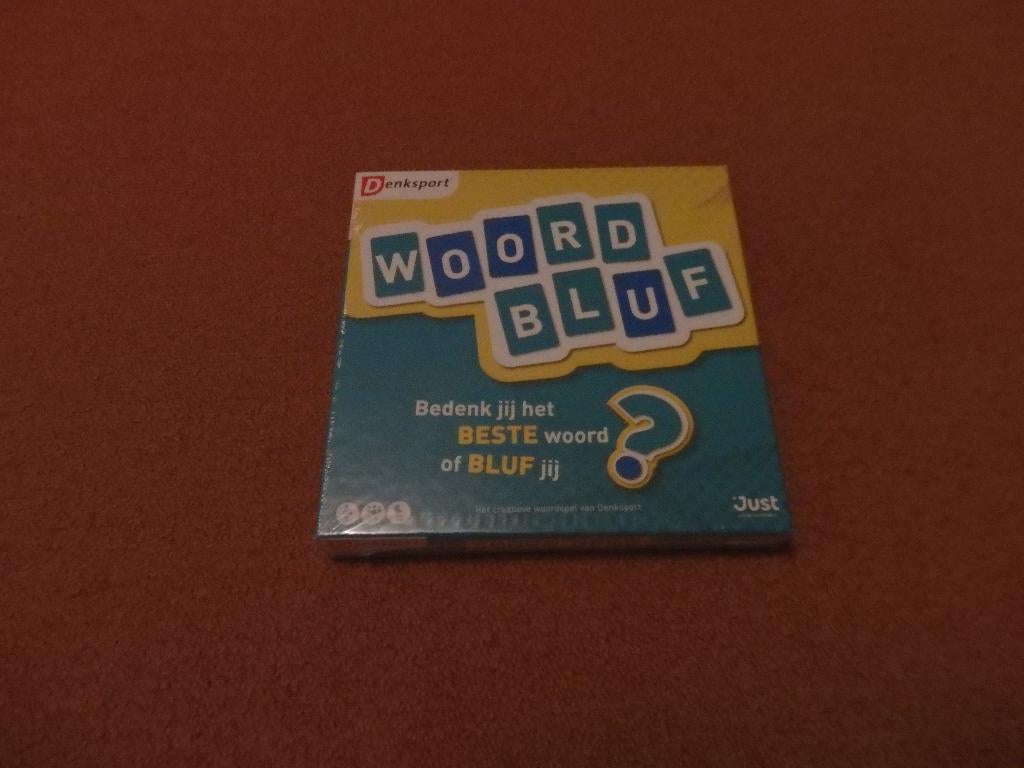 Woord bluf (creatief woordspel van Denksport), Vijf spelers of meer, Ophalen of Verzenden, Nieuw, Denksport