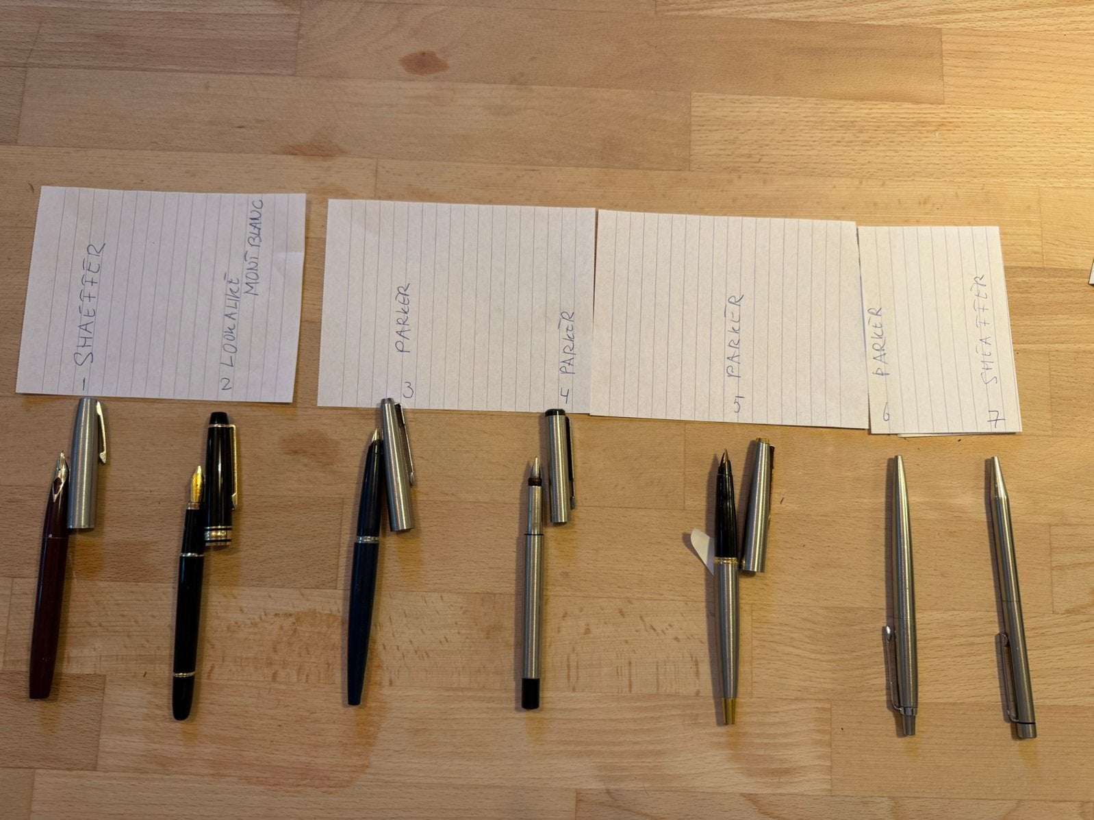 Vulpennen en balpennen Sheaffer en Parker, Ophalen of Verzenden, Gebruikt, Vulpen, Sheaffer