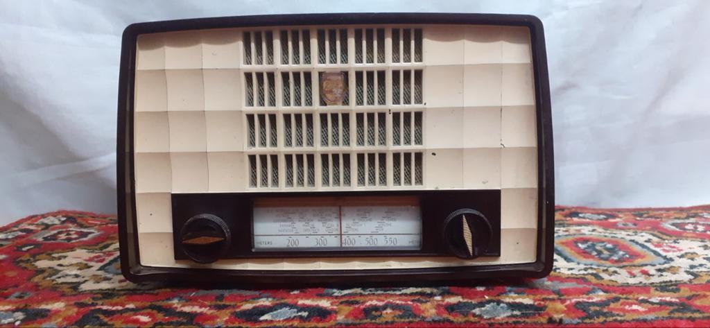 Vintage Philips Bx 135 U buizenradio, Ophalen of Verzenden, Gebruikt, Radio