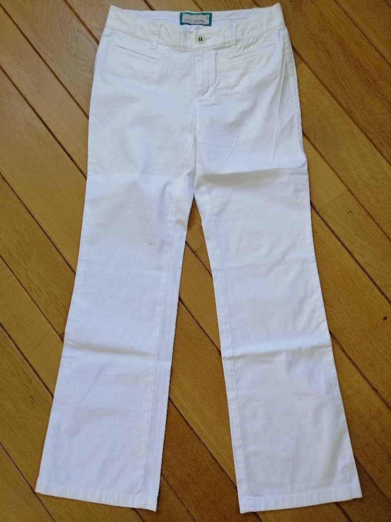 ESPRIT broek 94107 wit maat 34 - zgan -, Kleding | Dames, Wit, Ophalen of Verzenden, Zo goed als nieuw, W27 (confectie 34) of kleiner