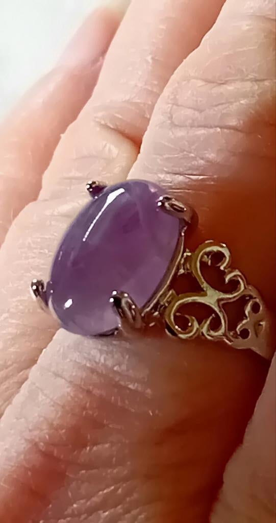 Echt amethyst, Verzenden, Paars, Nieuw, 17 tot 18
