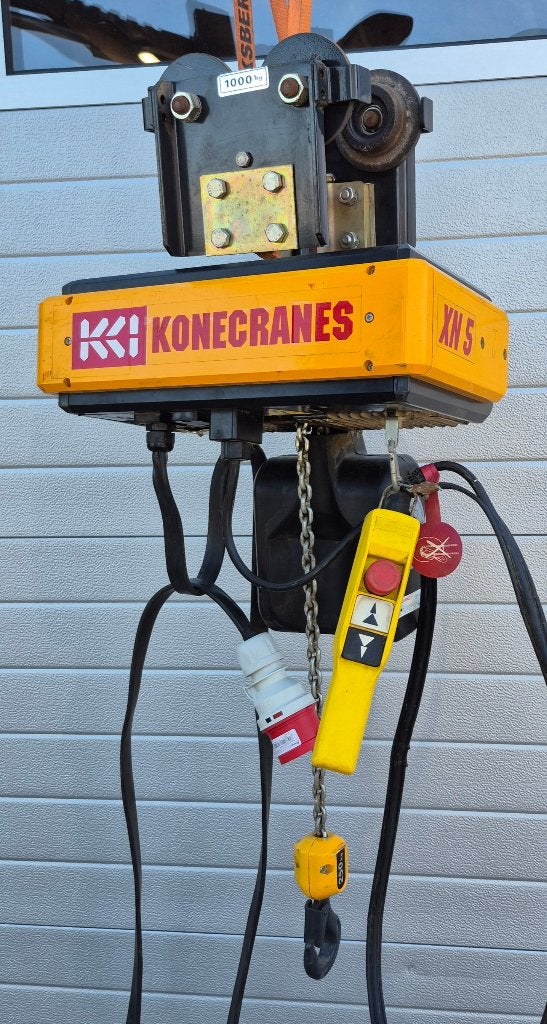 Konecranes XN5 elektrische takel met Loopkat, 250KG, Ophalen, Gebruikt, Konecranes, Nvt