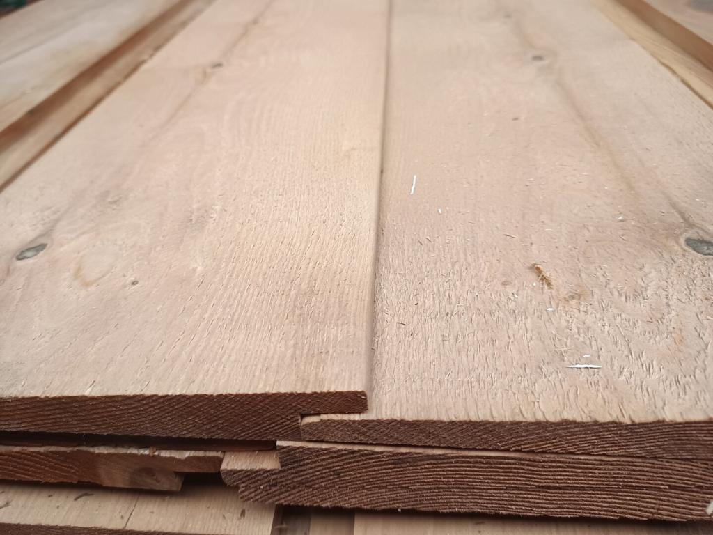 Gevelbekleding van hout | Thermo vuren, Douglas, hardhout –, Nieuw, Plank