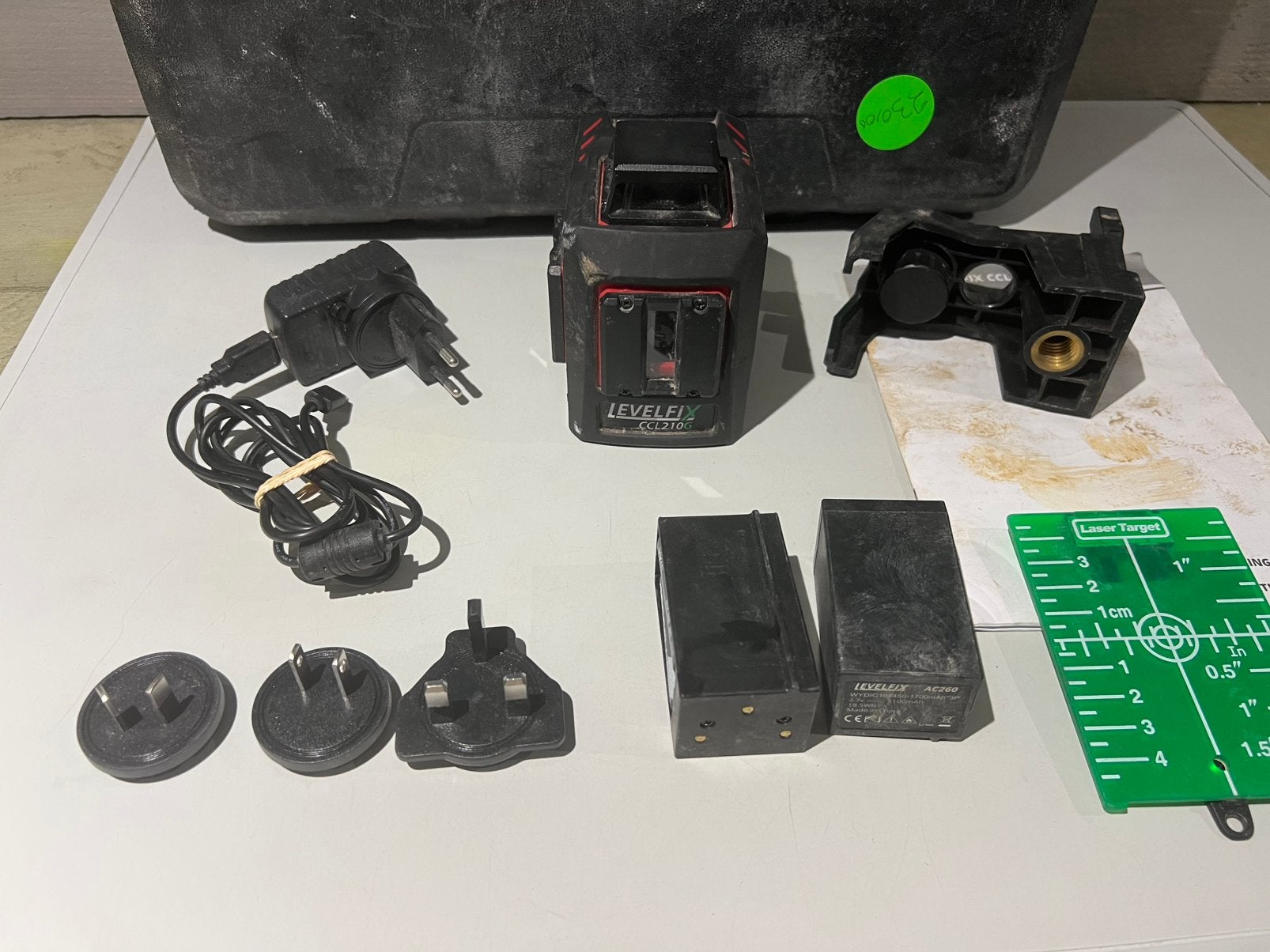 LEVELFIX CCL210G Multilijnlaser incl koffer ACTIE, Gebruikt, Ophalen of Verzenden, Nvt, Nvt