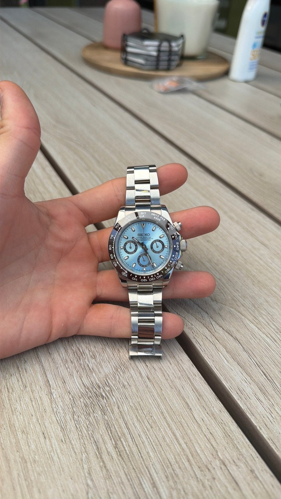 Seiko herenhorloge, Ophalen of Verzenden, Zo goed als nieuw, Staal, Seiko