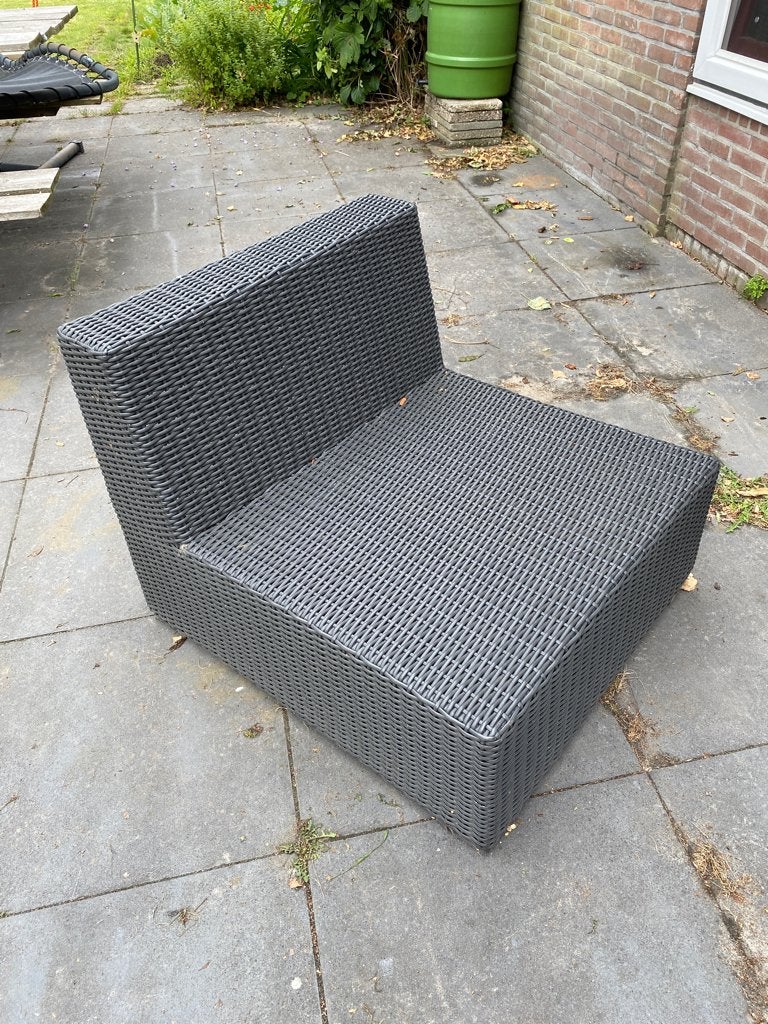 tuinbankje B7 club collection + 2 bijzettafeltjes, Kunststof, Gebruikt, Bank, Tuinset