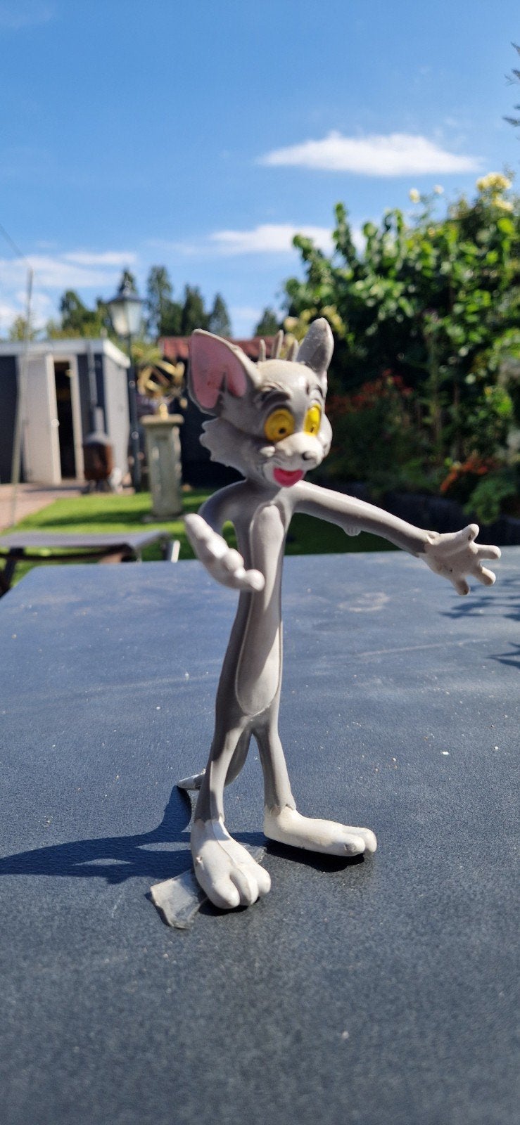 Vintage Tom & Jerry Tom figuur (MGM 1979, Hong Kong), Ophalen of Verzenden, Gebruikt