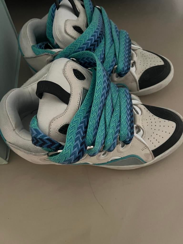 Lanvin Curb Sneakers Maat 42, Verzenden, Zo goed als nieuw, Wit, Sneakers of Gympen