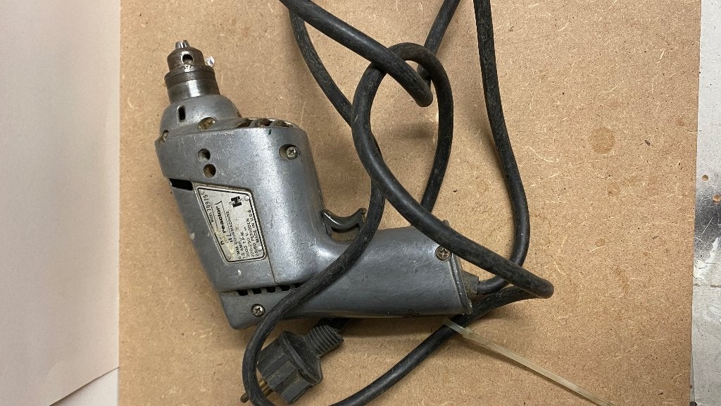 Vintage Boormachine Reactor 70975 - 10mm, 2000 TPM, Ophalen of Verzenden, Gebruikt, 600 watt of meer, Boormachine