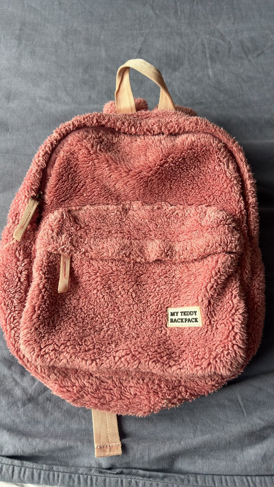 Roze teddy kinder rugtas, Ophalen of Verzenden, Zo goed als nieuw, Overige merken, 30 tot 45 cm