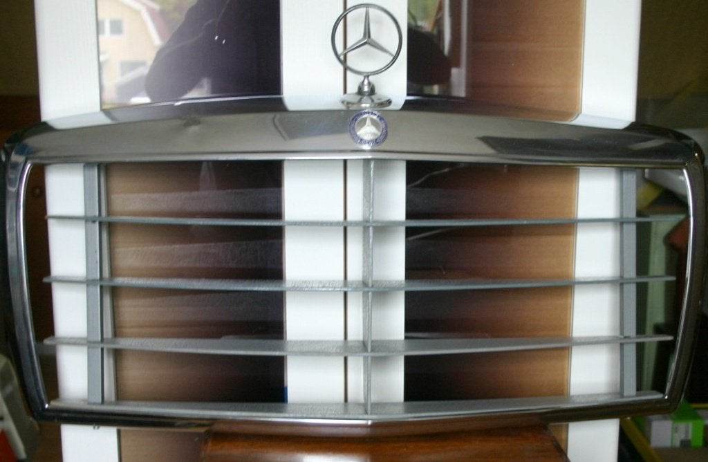 Mercedes Benz Grill   als rekje voor modelauto's, Ophalen, Gebruikt, Auto's