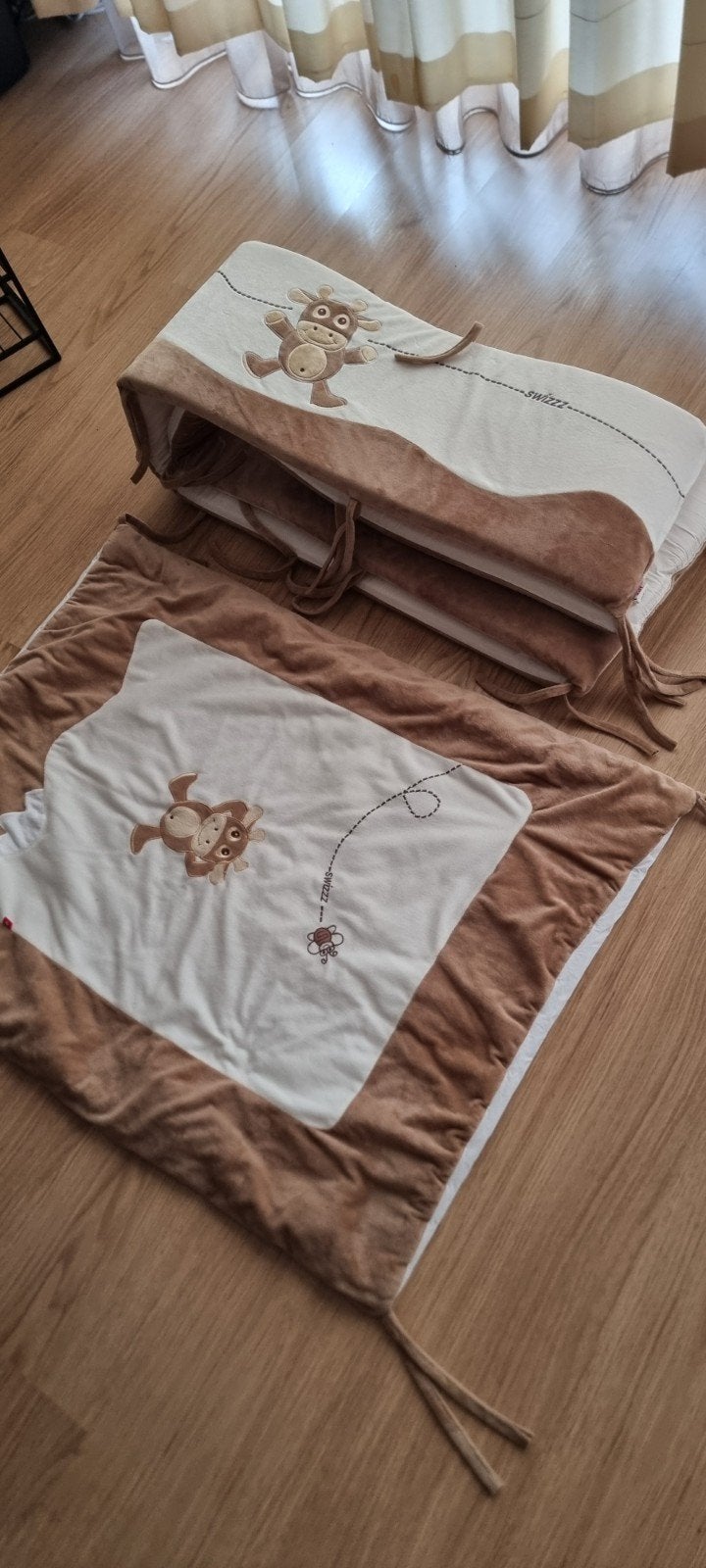 Steff baby bed/box beschermrand izgst, Ophalen of Verzenden, Zo goed als nieuw
