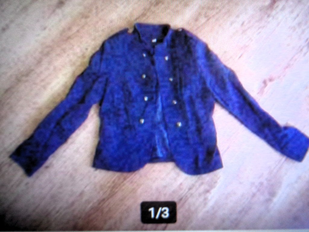 Dames Vrijetijds Jasje Mt 36, Blauw, Ophalen of Verzenden, Zo goed als nieuw, Jasje